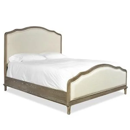 Queen Devon Bed with Upholstered Headboard and Footboard